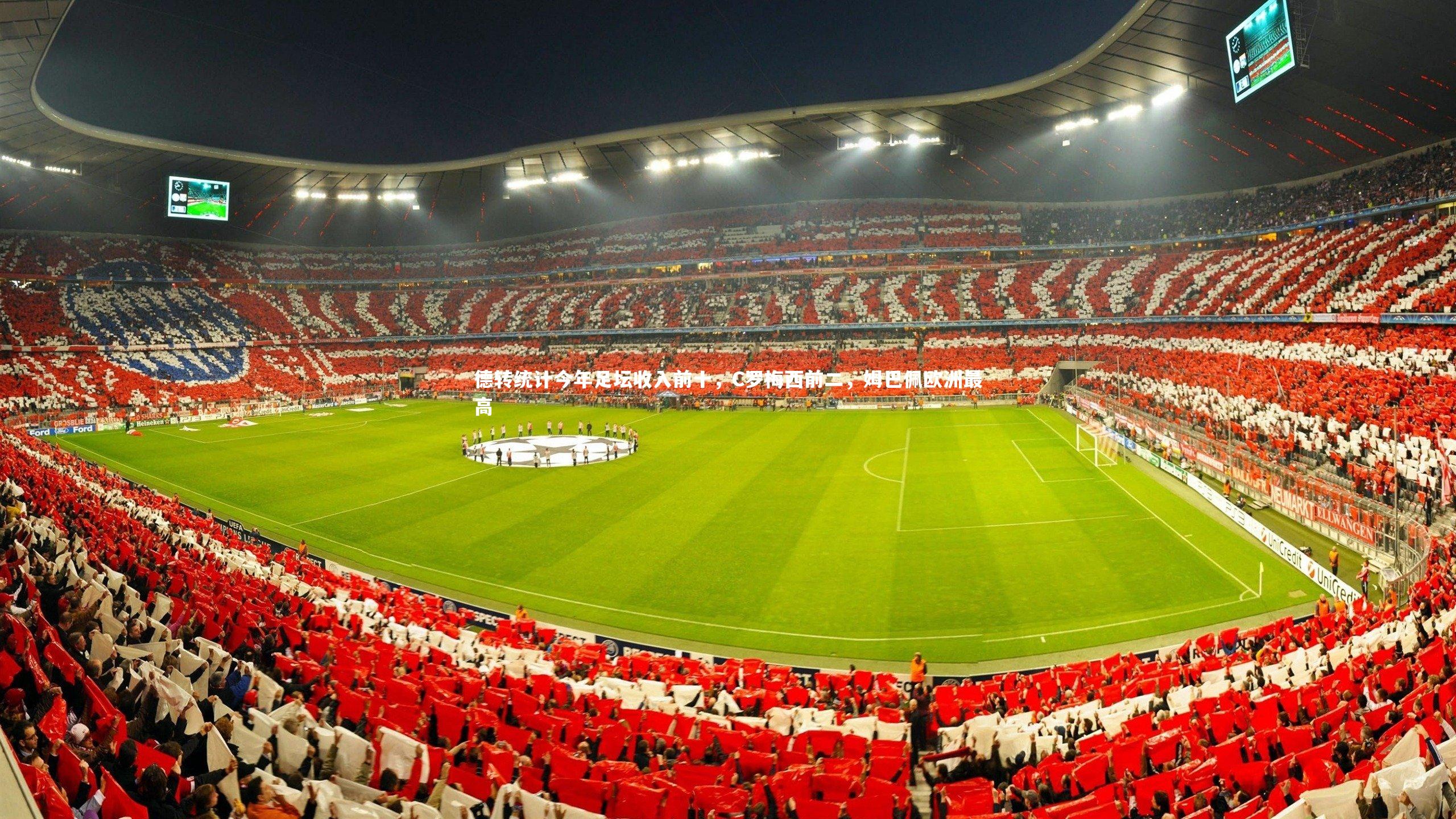 德转统计今年足坛收入前十,C罗梅西前二,姆巴佩欧洲最高